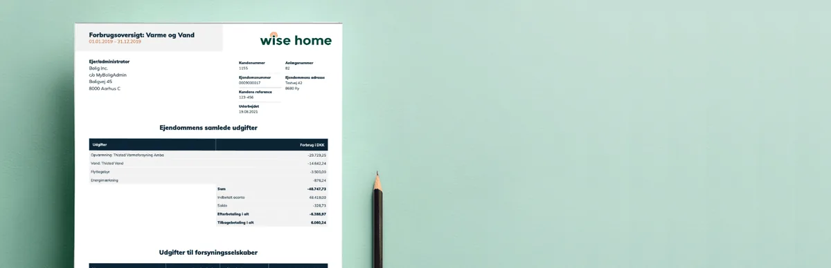 Grafik fra Wise Home